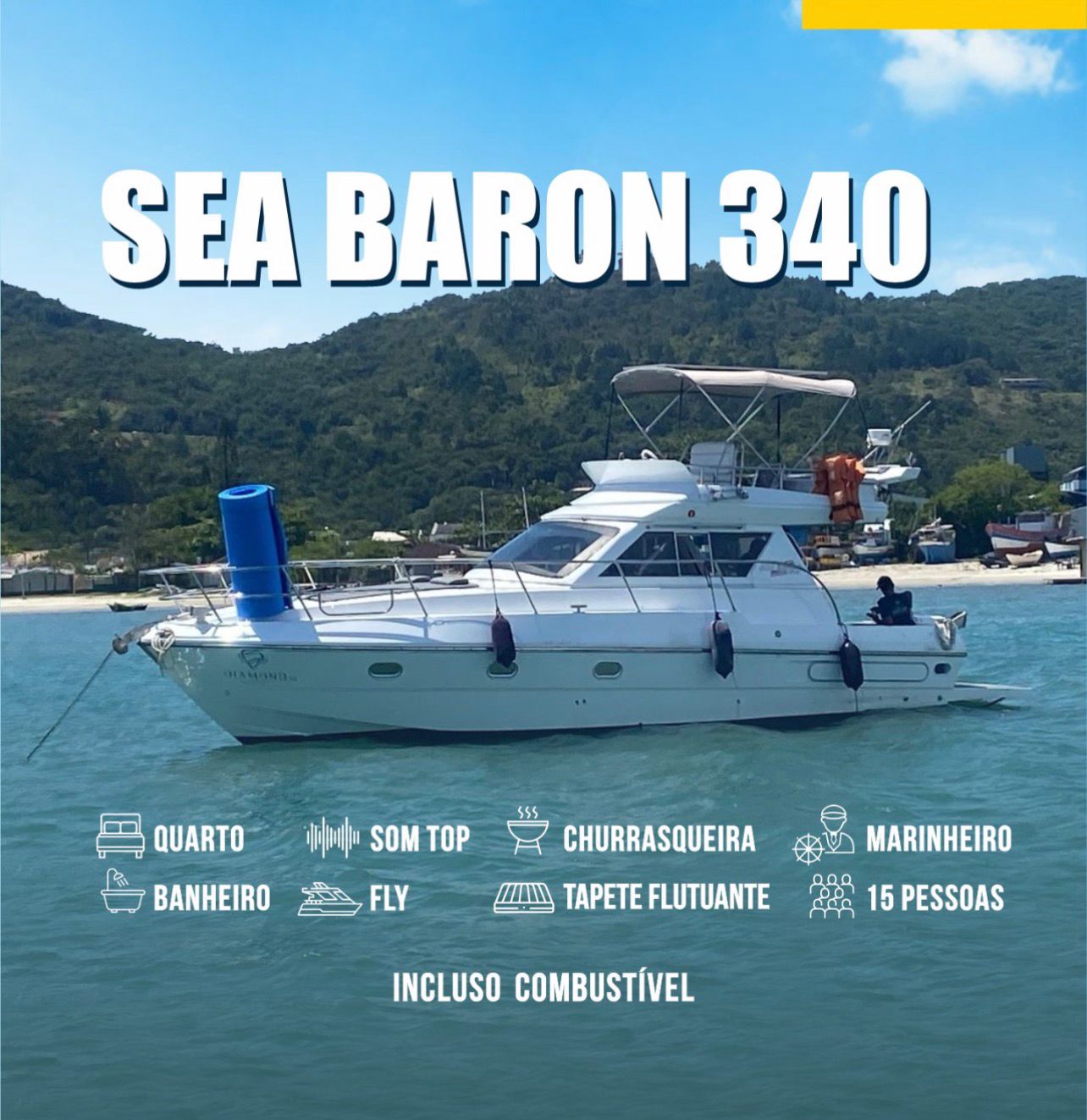 Lancha Sea Baron 340