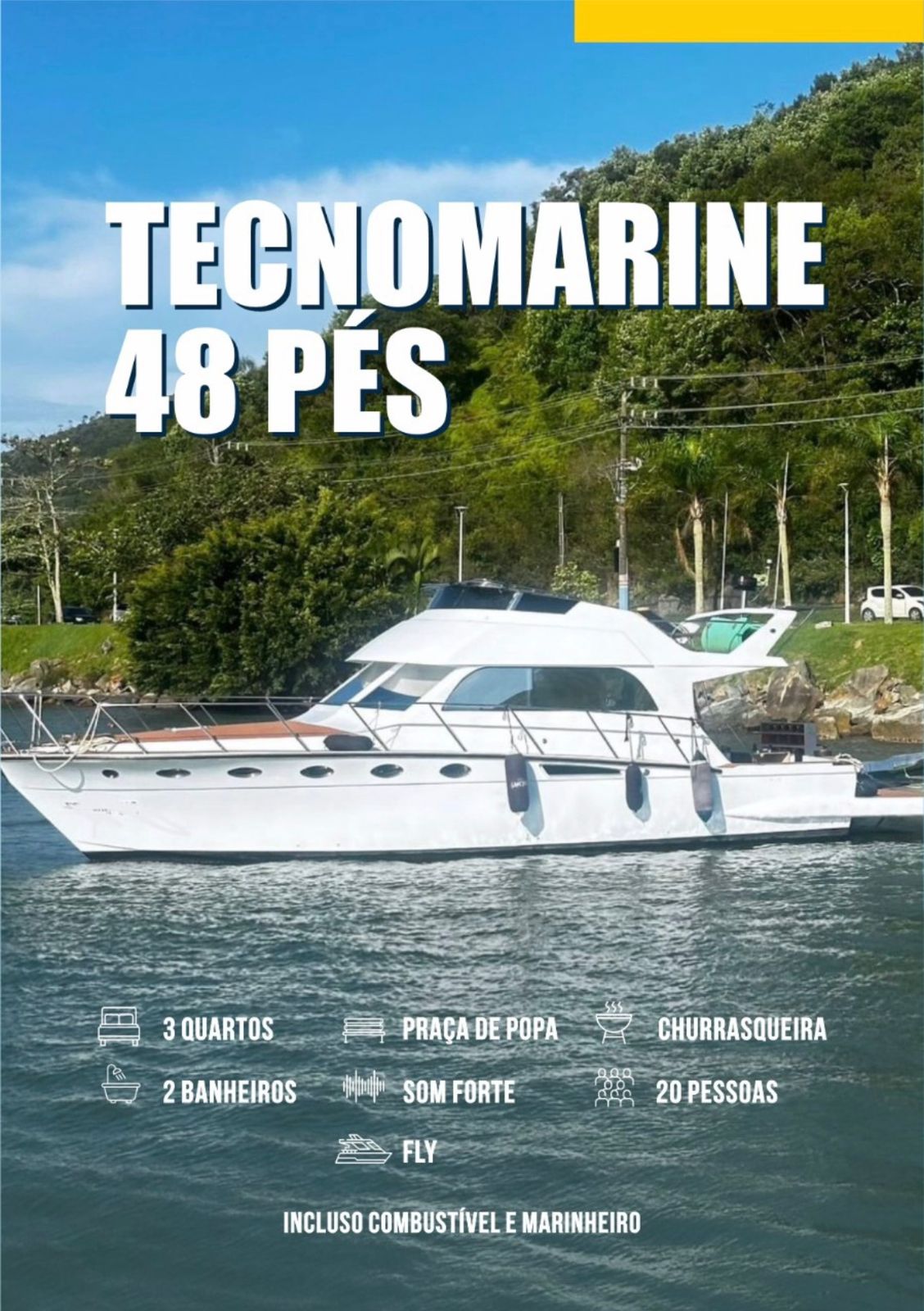 Lancha Tecnomarine 48 Pés